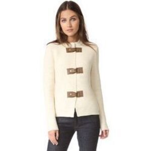 Tory Burch Ross merino wool cardigan women's size medium